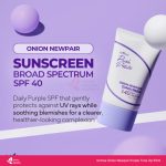 Isntree Onion Newpair Purple Tone Up Sun Cream SPF50+ PA++++ 50ml - Image 2
