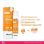 The Derma Co 1% Hyaluronic Sunscreen Aqua Gel SPF 50 PA++++ 50g - Image 2